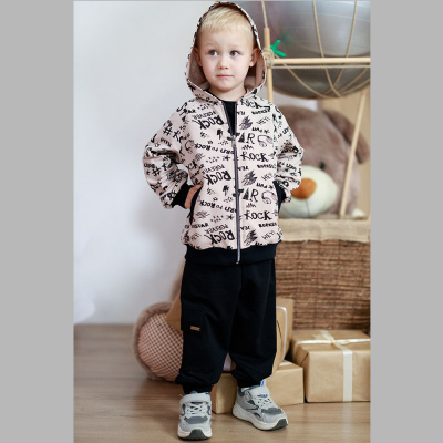 Брюки Джоггеры Шрифт Чуди Кидс 192424 чёрный 01